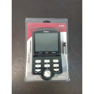 Clock Timer Robic Basketball M803 Big Game Timer, Black